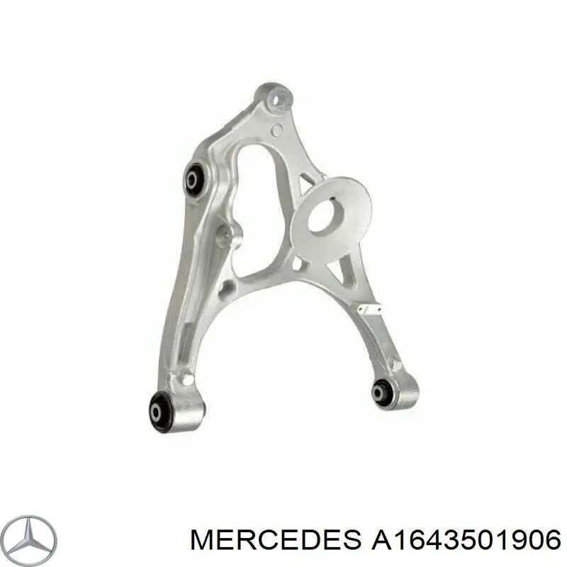 A1643501906 Mercedes brazo suspension (control trasero inferior izquierdo)