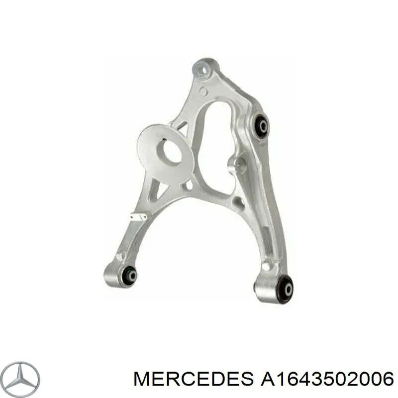 A1643502006 Mercedes brazo suspension (control trasero inferior derecho)