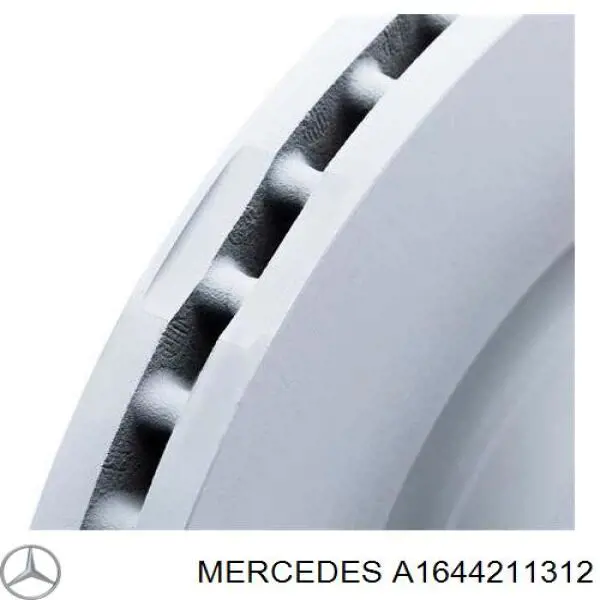 A1644211312 Mercedes freno de disco delantero