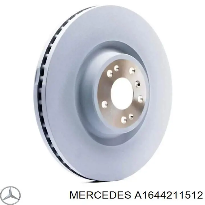 A1644211512 Mercedes freno de disco delantero