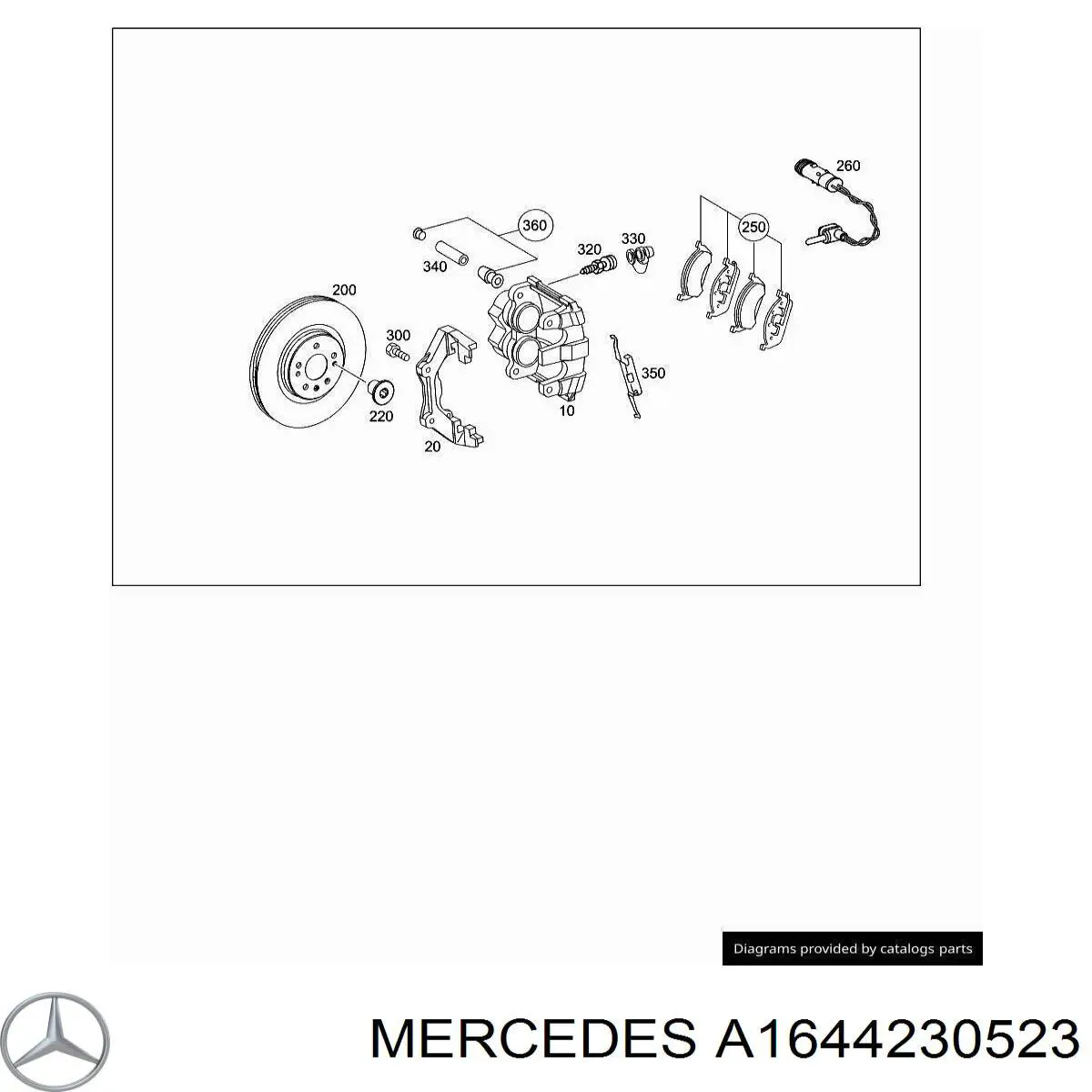 A1644230523 Mercedes 