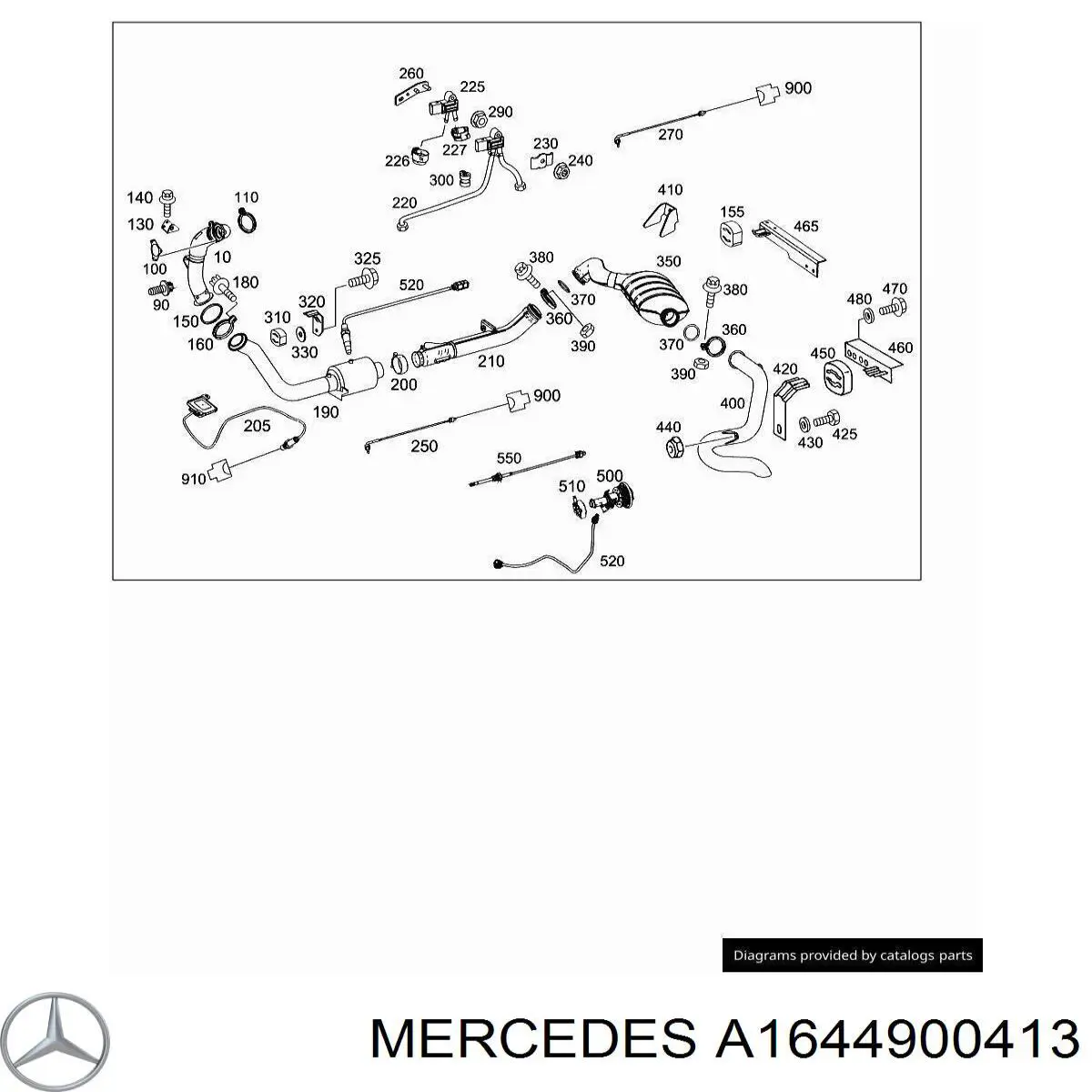 A1644900413 Mercedes inyector adblue