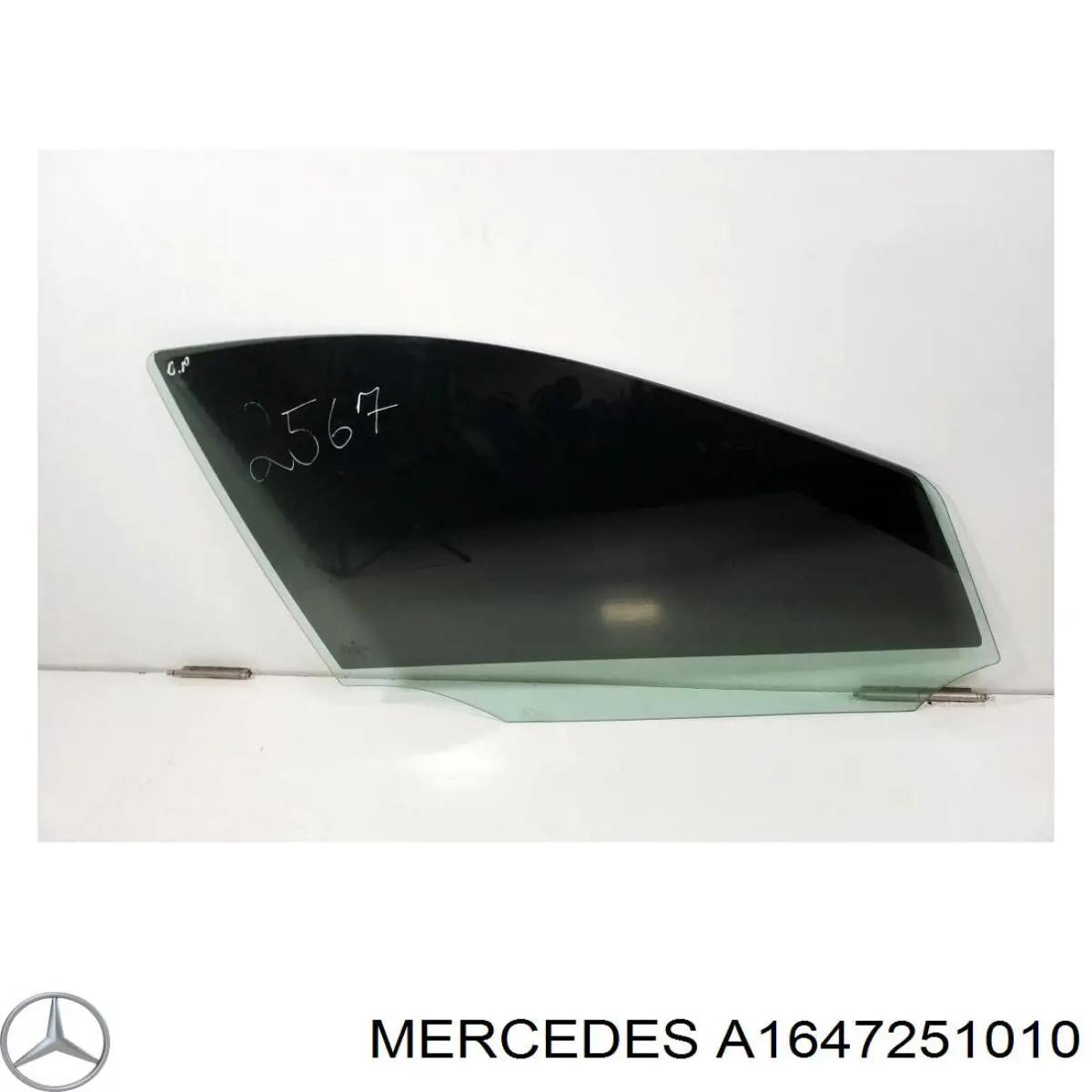 A1647251010 Mercedes luna de puerta delantera derecha