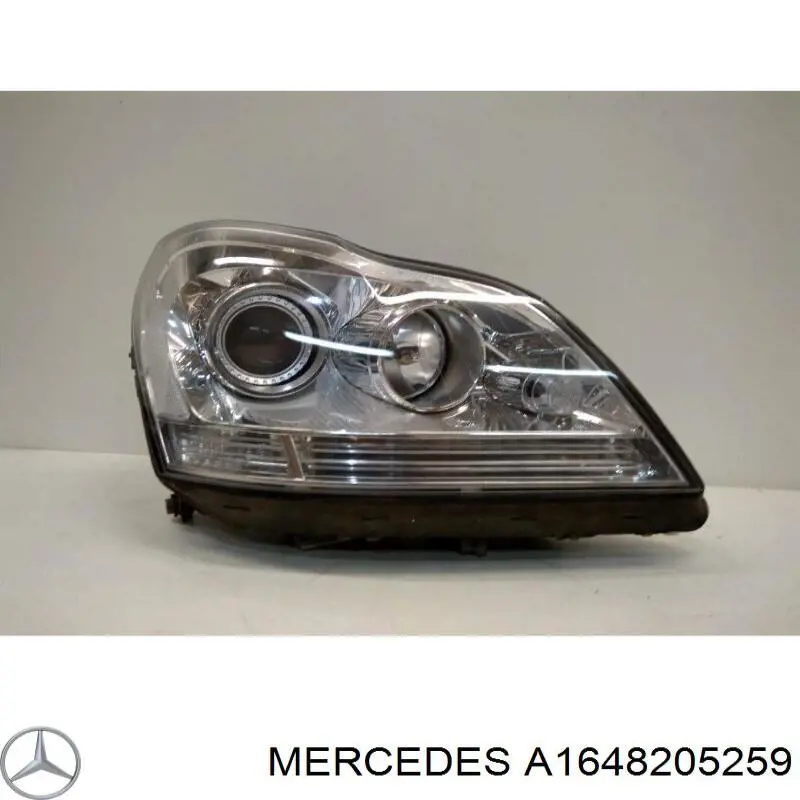 A1648208861 Mercedes faro derecho