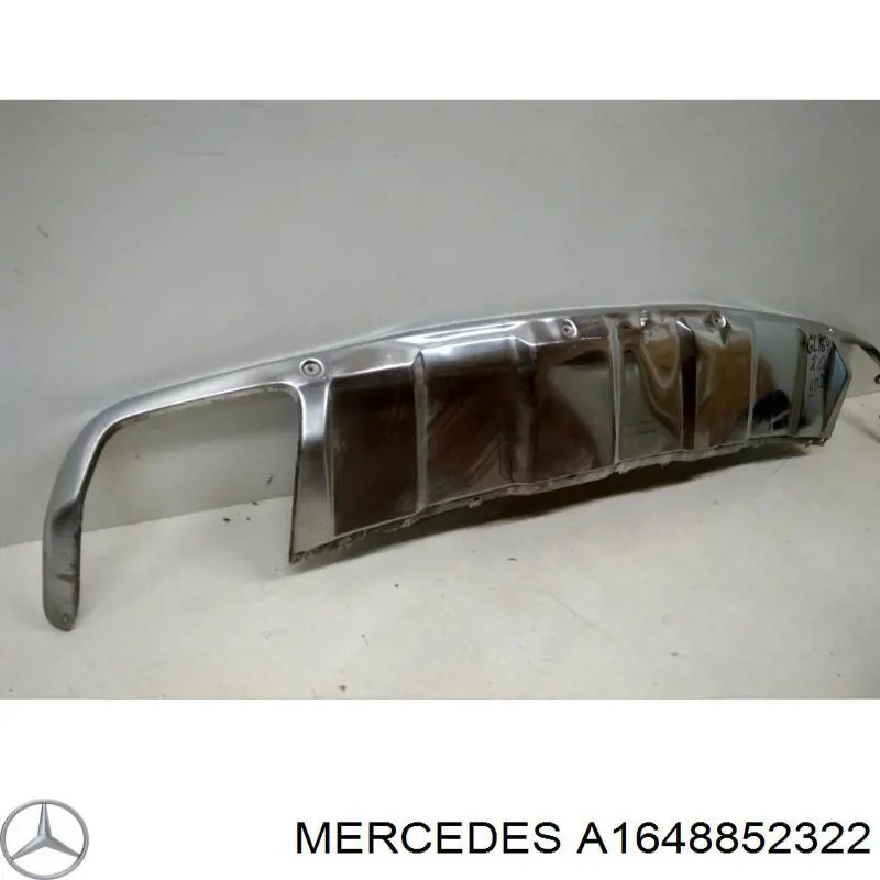  Listón embellecedor/protector, parachoques trasero para Mercedes GL X164