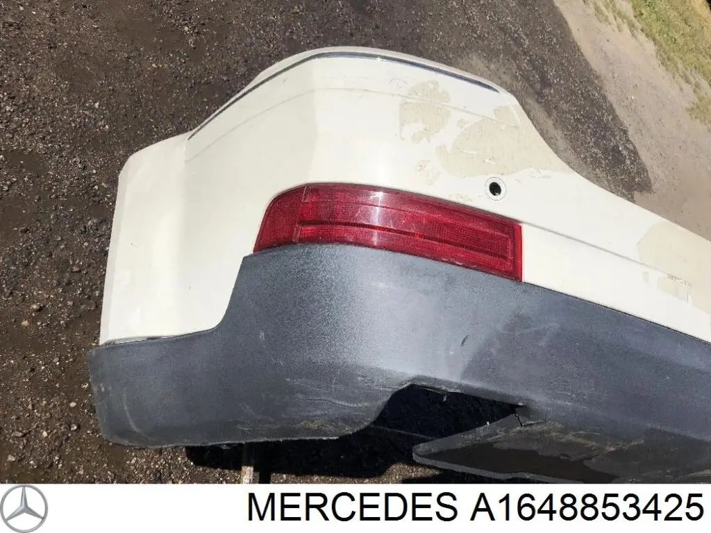 A1648853425 Mercedes alerón parachoques trasero