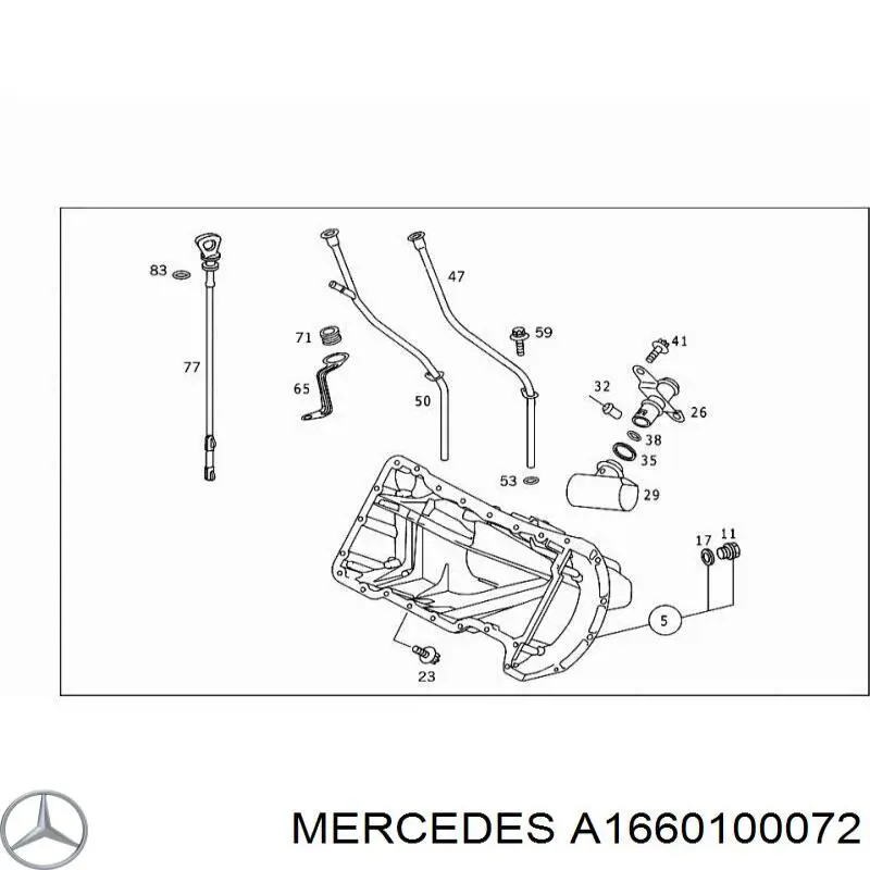  Varilla del nivel de aceite para Mercedes A W168