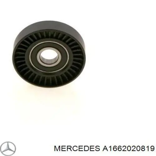 A1662020819 Mercedes polea inversión / guía, correa poli v