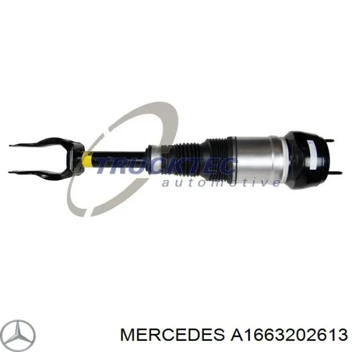 A1663202613 Mercedes amortiguador delantero derecho