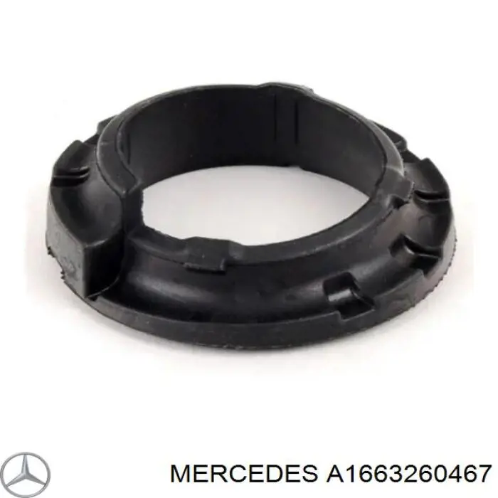  Caja de muelle, Eje delantero, arriba para Mercedes R W251