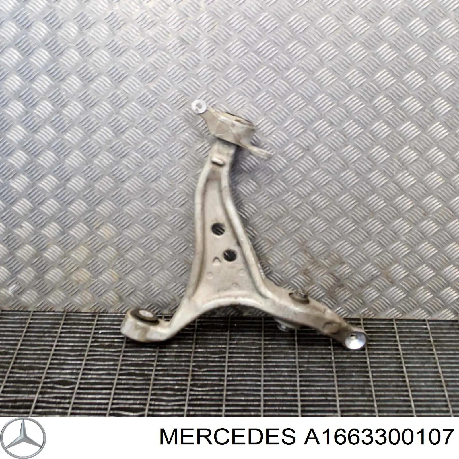 A1663300107 Mercedes barra oscilante, suspensión de ruedas delantera, inferior izquierda