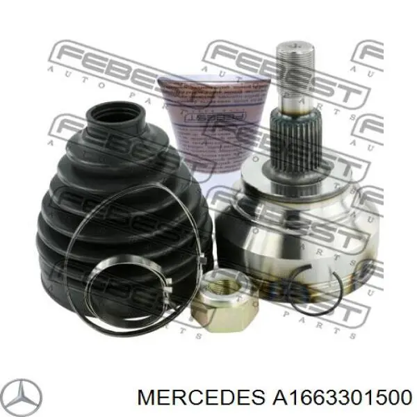  Árbol de transmisión delantero derecho para Mercedes GL X166