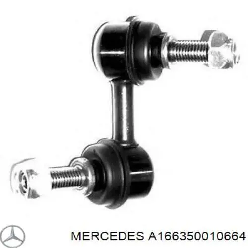 A166350010664 Mercedes brazo suspension trasero superior izquierdo