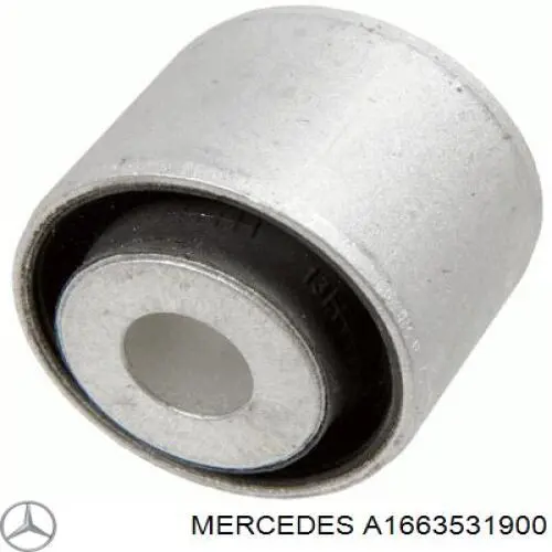 A1663531900 Mercedes silentblock de brazo de suspensión trasero superior