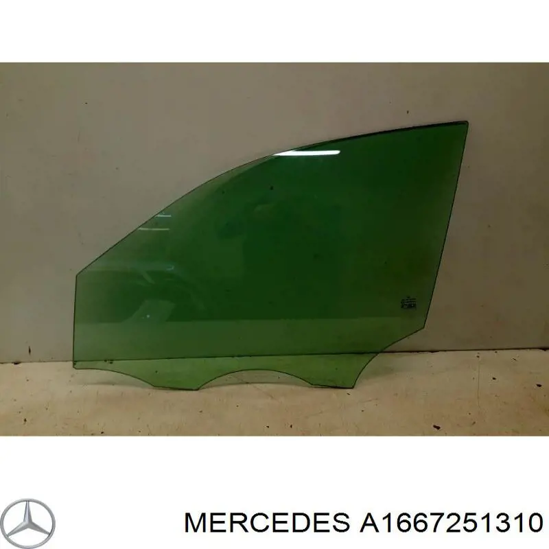  Luna de puerta delantera izquierda para Mercedes GL X166