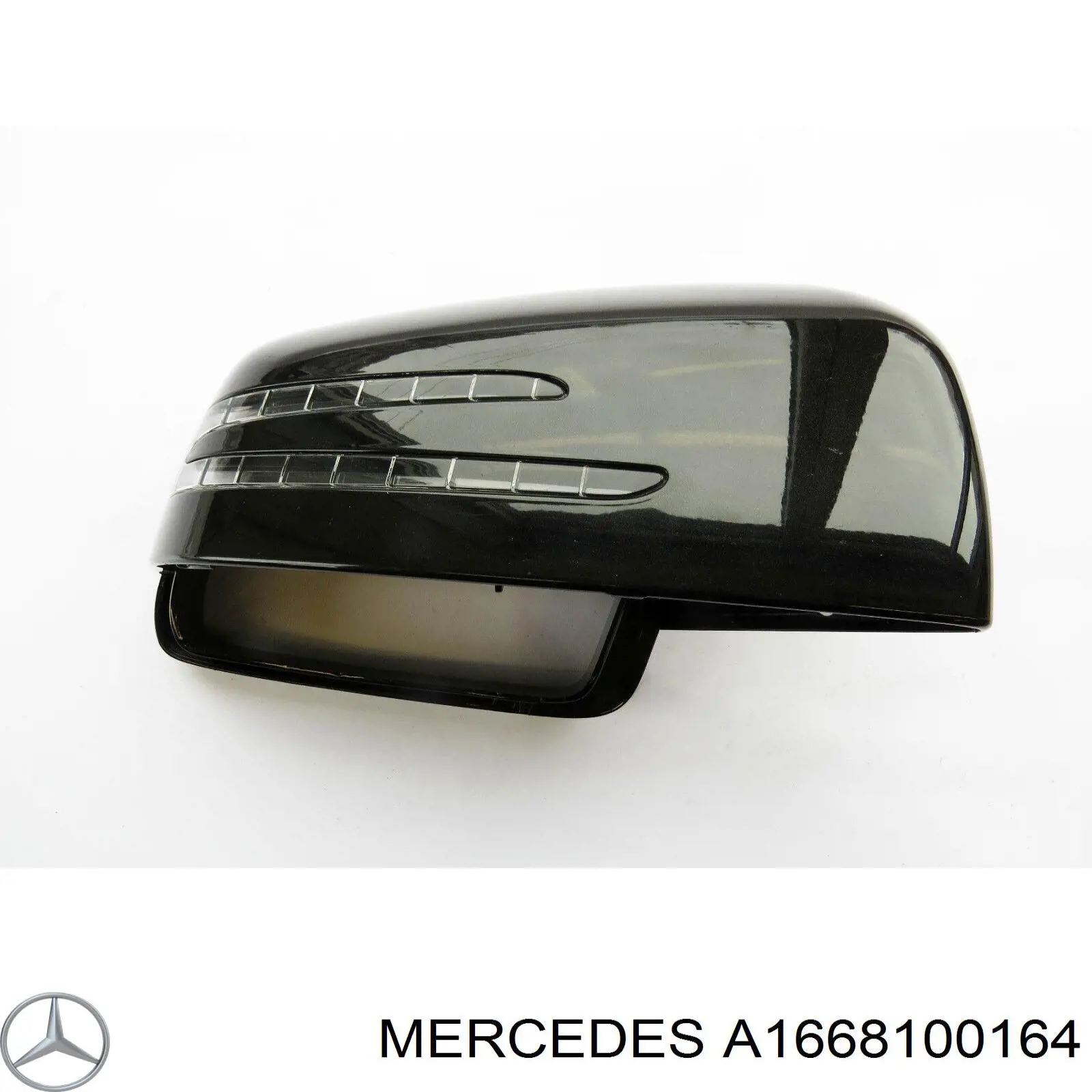  Superposicion(Cubierta) De Espejo Retrovisor Izquierdo para Mercedes GL X166