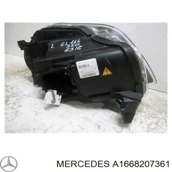  Faro izquierdo para Mercedes GL X166