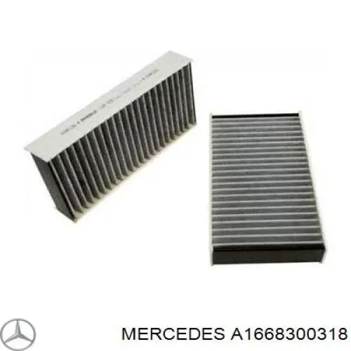 A1668300318 Mercedes filtro de habitáculo