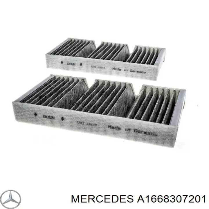 A1668307201 Mercedes filtro de habitáculo