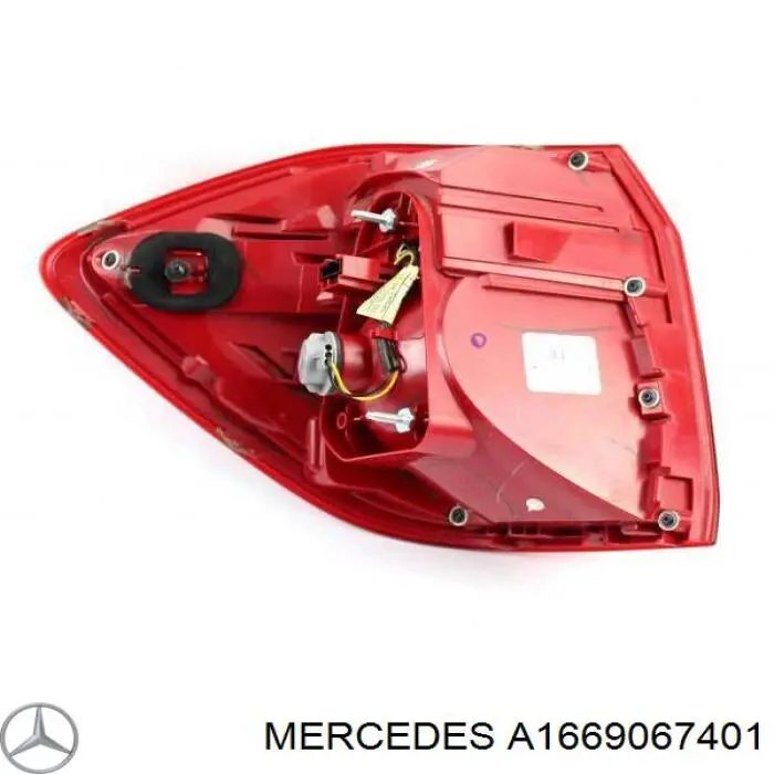  Piloto posterior exterior derecho para Mercedes GL X166