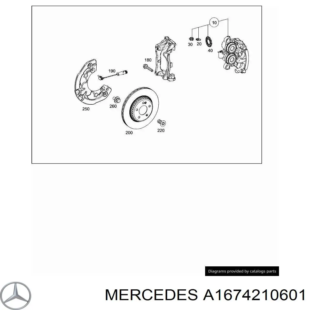 A1674210601 Mercedes 