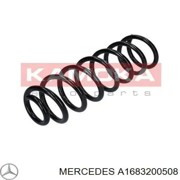 A1683200508 Mercedes muelle de suspensión eje trasero