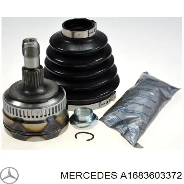 A1683603372 Mercedes árbol de transmisión delantero derecho