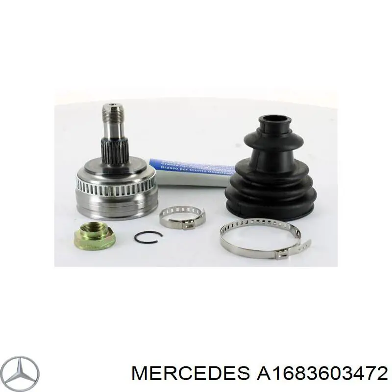 A1683603472 Mercedes árbol de transmisión delantero derecho