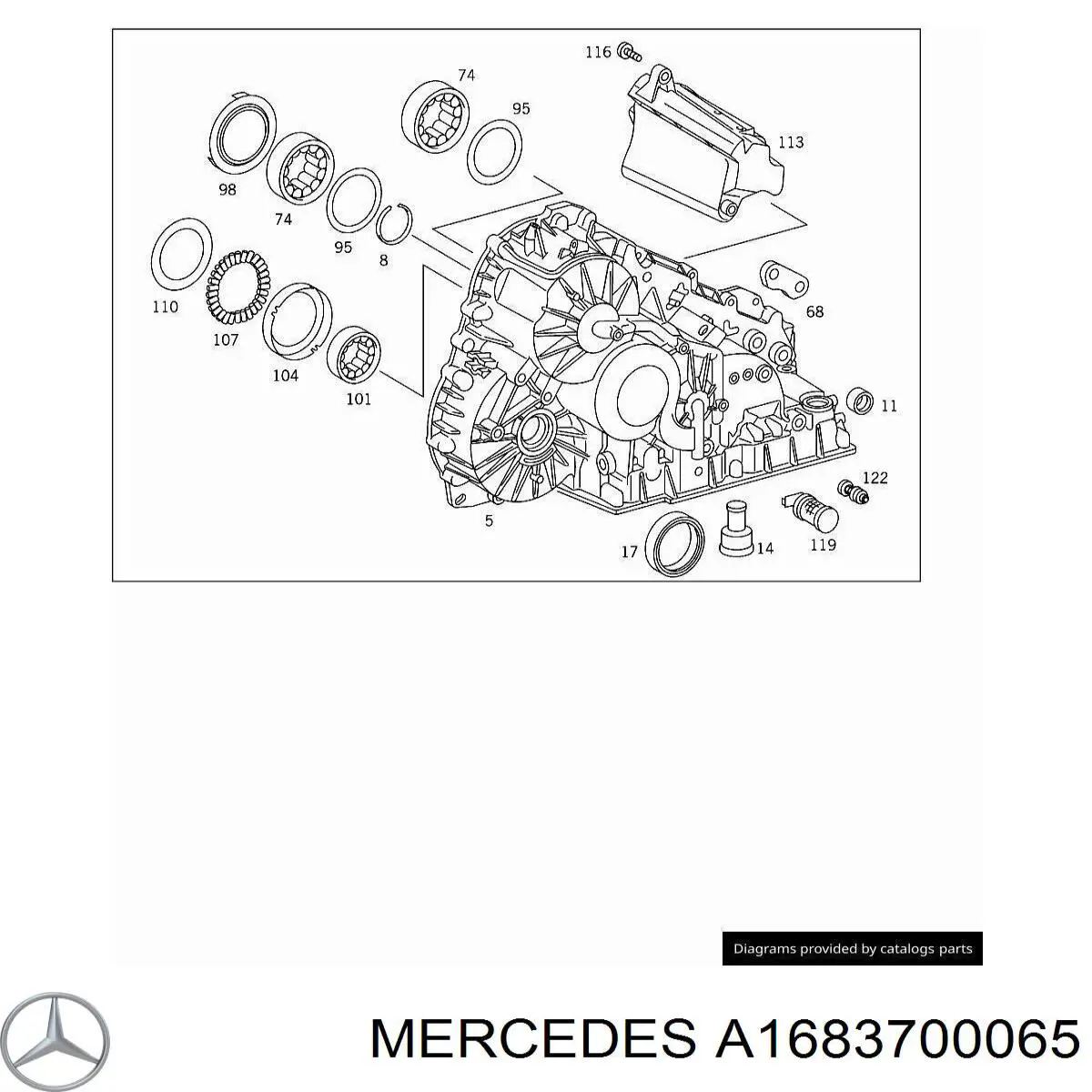 A1683700065 Mercedes 