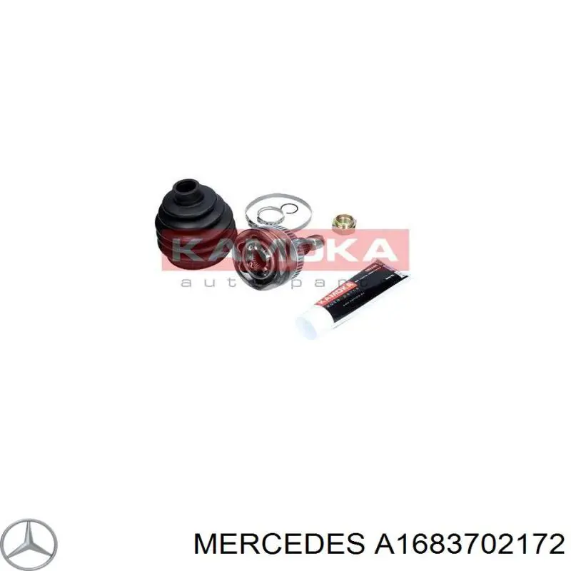 A1683702172 Mercedes árbol de transmisión delantero izquierdo