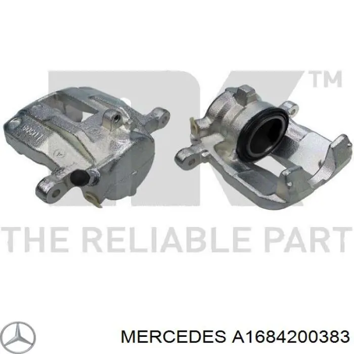 A1684200383 Mercedes pinza de freno delantera derecha