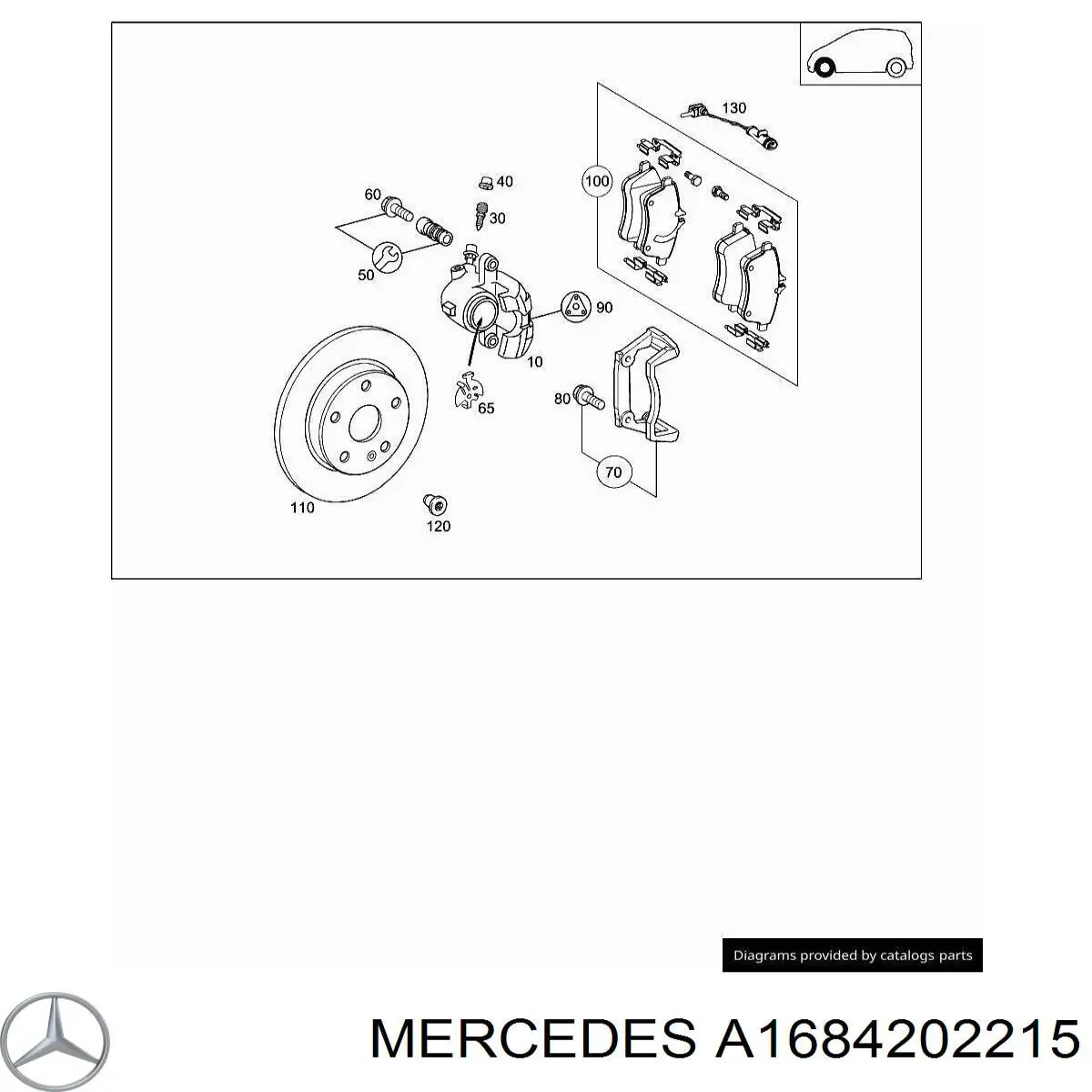 A1684202215 Mercedes 