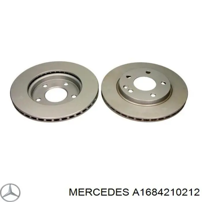 A1684210212 Mercedes freno de disco delantero