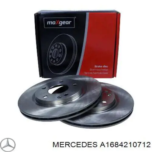 A1684210712 Mercedes freno de disco delantero