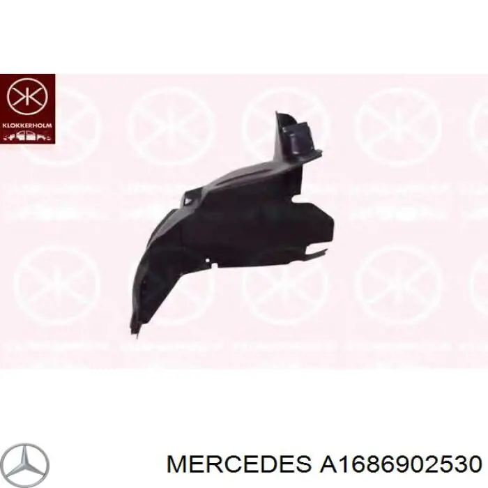  Guardabarros interior, aleta delantera, izquierdo para Mercedes A W168