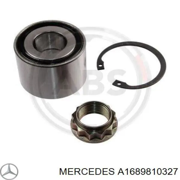 A1689810327 Mercedes cojinete de rueda trasero