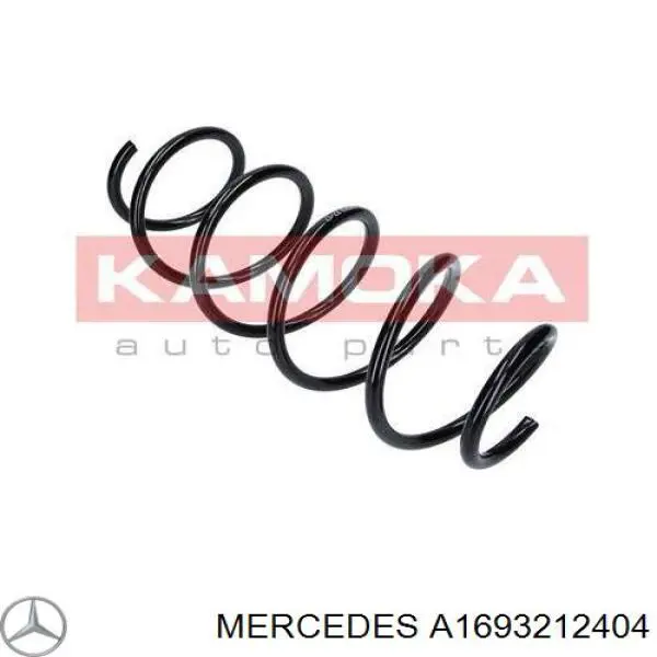 A1693212404 Mercedes muelle de suspensión eje delantero