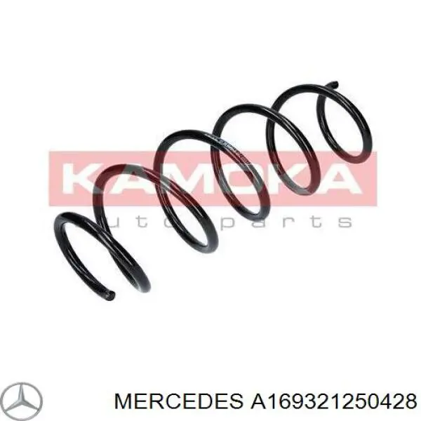 A169321250428 Mercedes muelle de suspensión eje delantero