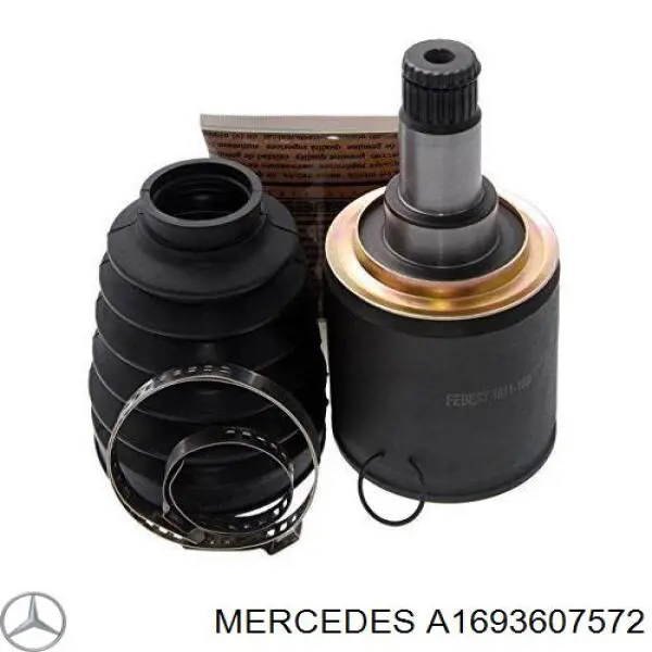 A1693607572 Mercedes árbol de transmisión delantero izquierdo