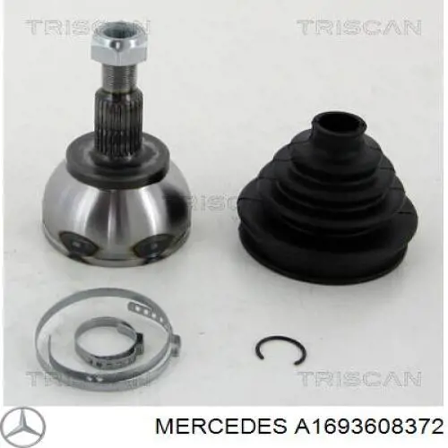 A1693608372 Mercedes árbol de transmisión delantero izquierdo