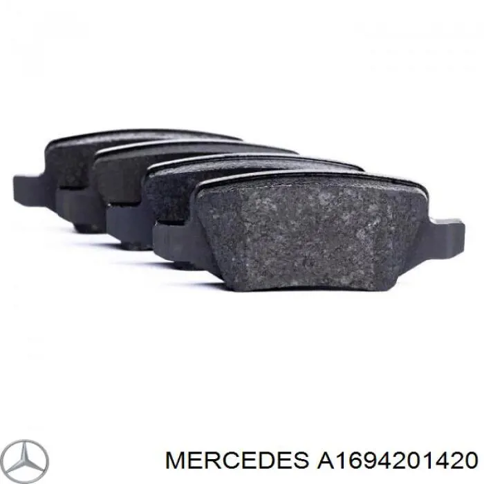 A1694201420 Mercedes pastillas de freno traseras