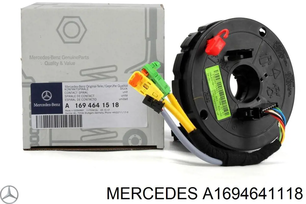 A1694641118 Mercedes anillo airbag del volante