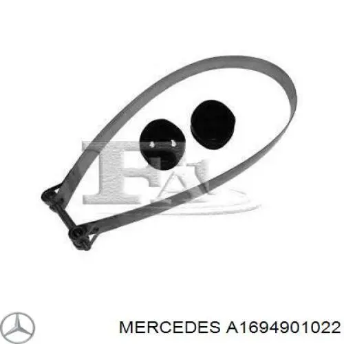  Silenciador del medio para Mercedes B W245