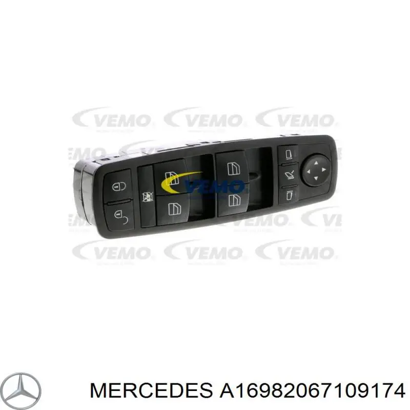  Unidad de control elevalunas delantera izquierda para Mercedes B W245