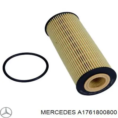 A1761800800 Mercedes filtro de aceite