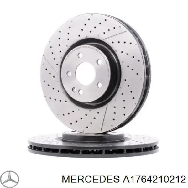 A1764210212 Mercedes freno de disco delantero