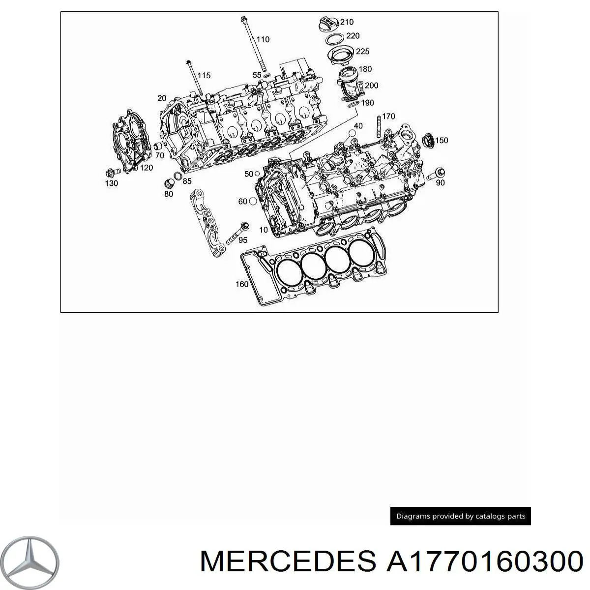  Junta de culata derecha para Mercedes G W463