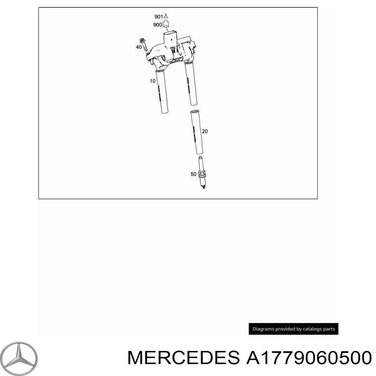 A1779060500 Mercedes bobina de encendido