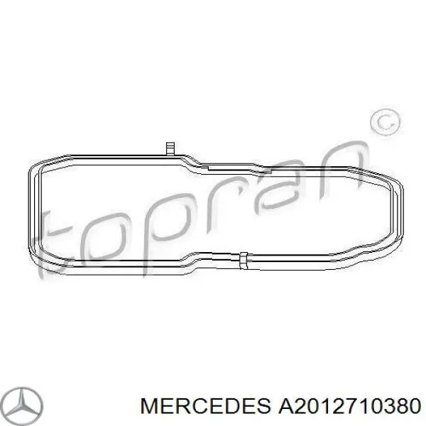 A2012710380 Mercedes junta, cárter de aceite, caja de cambios