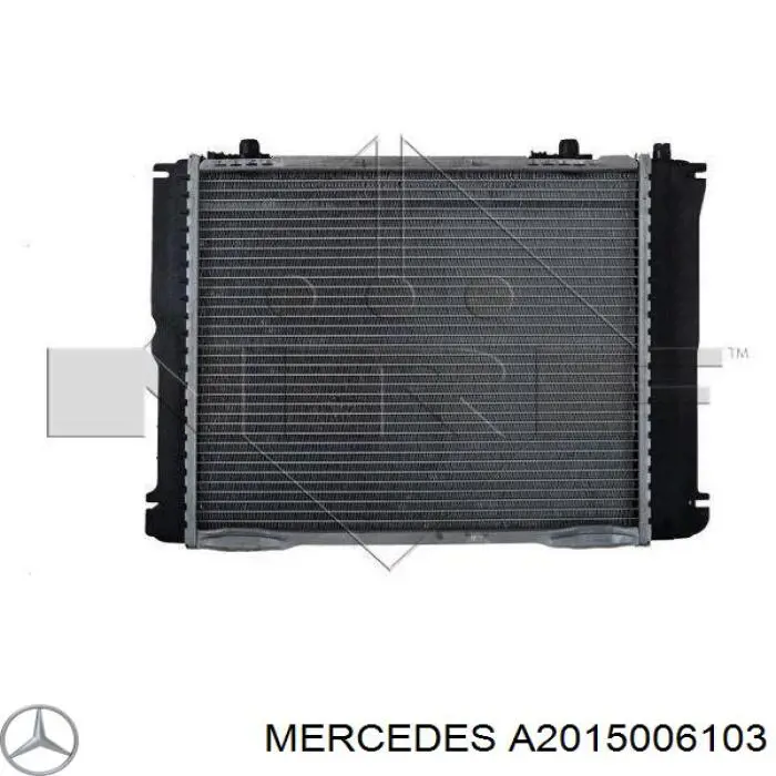 A2015006103 Mercedes radiador refrigeración del motor